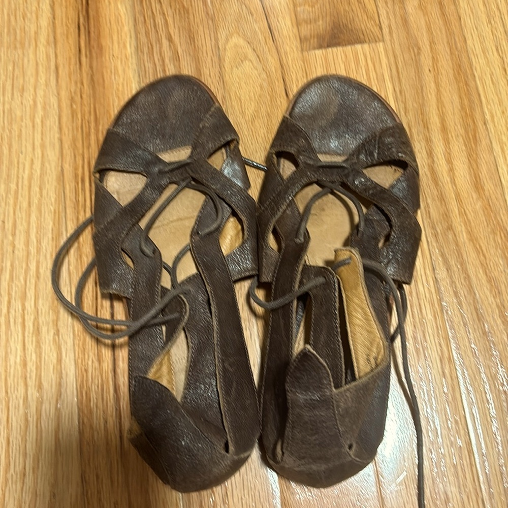 Anthropologie leather sandals